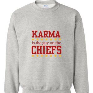 Karma is the Guy on the Chiefs Sweatshirt